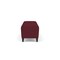 Lesro Siena Lounge Reception 3 Seat Bench, Black, OH Wine Upholstery SN3001 - alternate 2